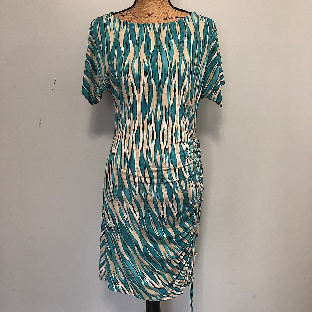 NWT! Michael Kors Tile Blue Dress Size Medium